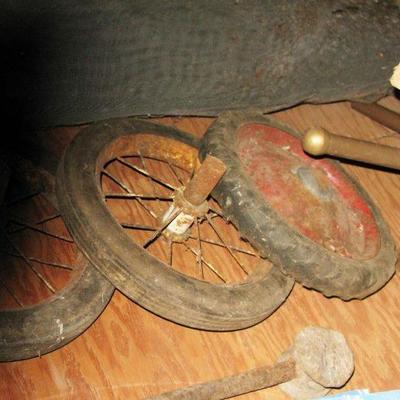 old equipment wheels 