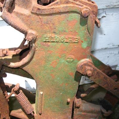 old John Deere farm equipment