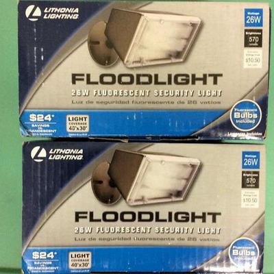 KHH011 Security Floodlight & Bulbs