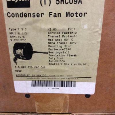 KHH122 Dayton Condenser Fan Motor
