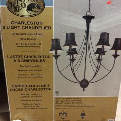 KHH091 Charleston Six Light Chandelier 