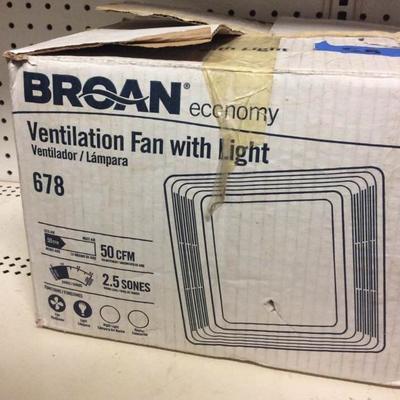 KHH058 Broan Economy Ventilation Fan