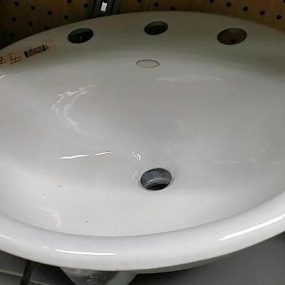 KHH184 White Cast Iron Sink