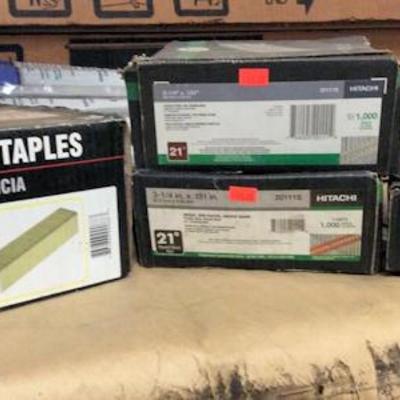 KHH112 Five Boxes Collated Staples & Nails