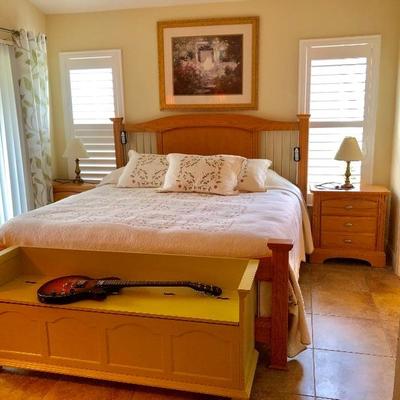 5-Piece Light Ash Wood Bedroom Set - $380 - Buy the Set and Save $15
Including:
- Head/Foot Board - $75 - (81W  87L  52H)
- Two 3-Drawer...