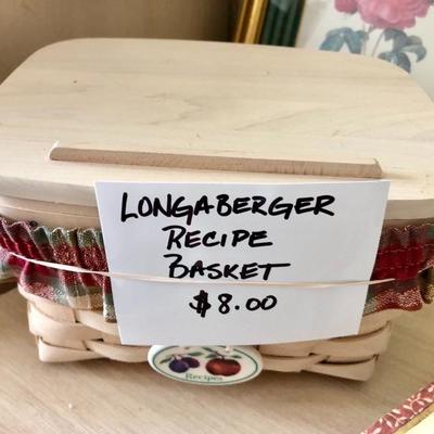 Longaberger Recipe Basket