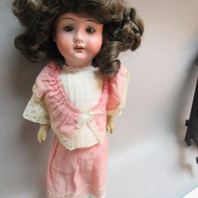 Recknagel Antique #21 Porc. Head Doll
