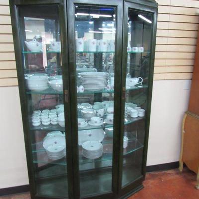 Oriental style china cabinet by Thomasville furniture company