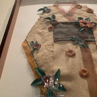Diane Price, Kimono, Mixed Media on Linen