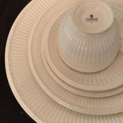 Wedgwood, Edme, Six Piece Place Setting for 12 