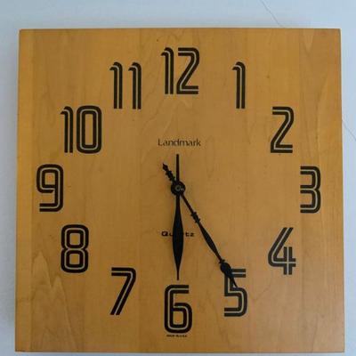 Landmark Wooden Wall Clock