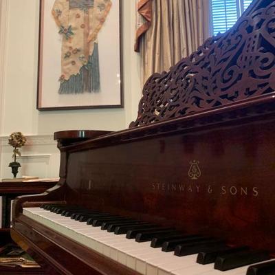 1880's Steinway Grand Piano, 6', Serial # 78307