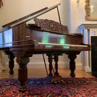 1880's Steinway Grand Piano, 6', Serial # 78307