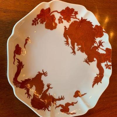 Fitz and Floyd Red Dragon Plates