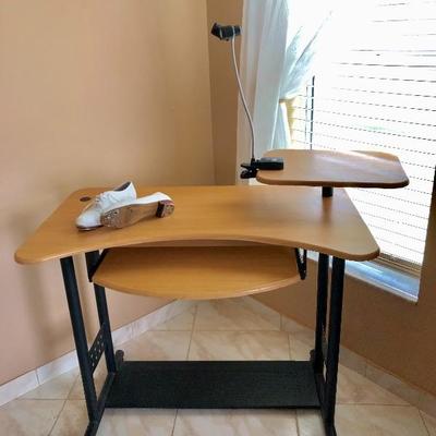 Multi-tier Computer Desk - $40 - (39-1/2W  24D)