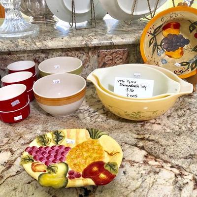 Vintage Pyrex "Shenandoah Ivy" - 2 pieces