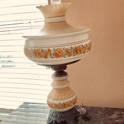 Antique Parlor / Hurricane Lamp