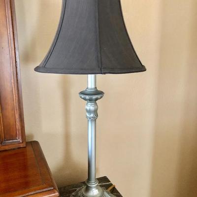 Pair Lamps w/black shade