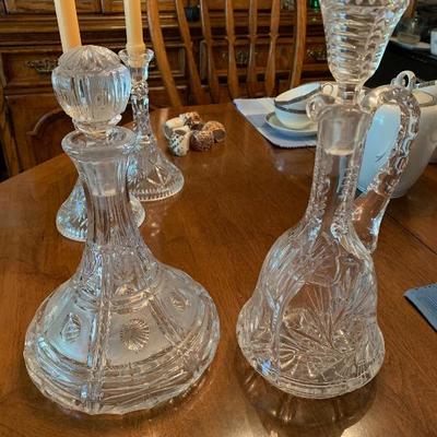 crystal decanters 