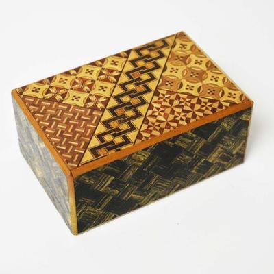 Wooden Japanese Puzzle Box