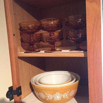 Vintage Pyrex Butterfly Mixing Bowls