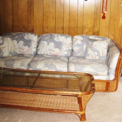 Basset bamboo frame couch  BUY IT NOW 