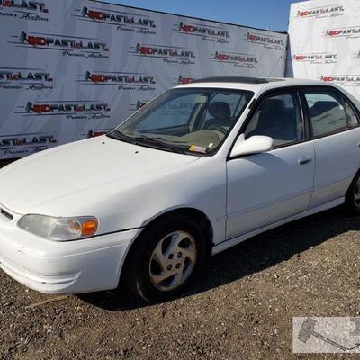 72: 2000 Toyota Corolla, White, See Video! DEALER OR OUT OF STATE BUYER ONLY!!
Year: 2000
Make: Toyota
Model: Corolla
Vehicle Type:...