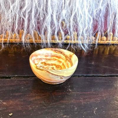Natural agate tiny bowl $20