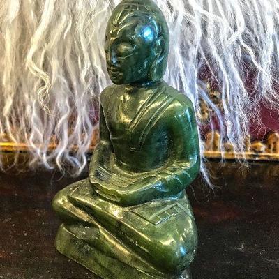 Small Jade Thai Buddha. Estate sale price: $250