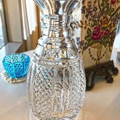 Waterford crystal Hibernia open water bottle. Rare. Estate sale price: $95