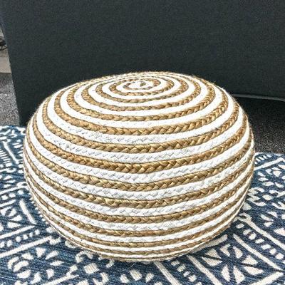 Jute braided and Cotton braided POUF  @ $65