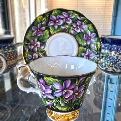 Royal Albert Purple Violet tea cup and saucer @ $10.