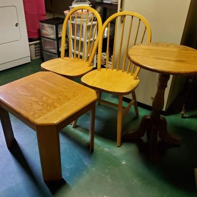Oak Chairs & Tables