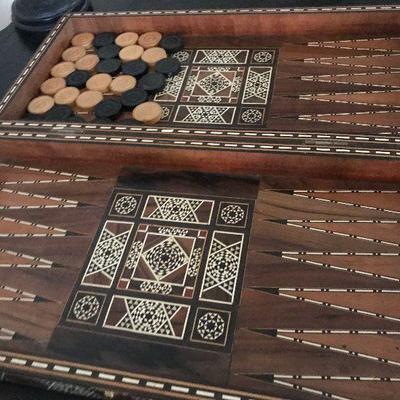 Antique Backgammon Set