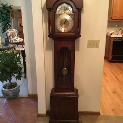 Grandmother Clock and Telephone Table