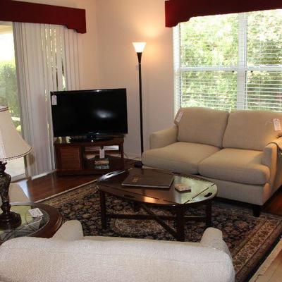Loveseat and matching chairs have sold 