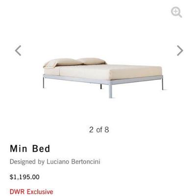 48. Design Within Reach King Size Platform Bed, NEW IN BOX