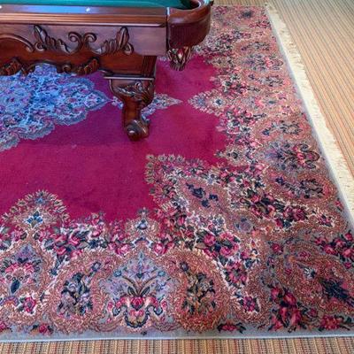 44. Center Medallion Rug, Hand Knotted, 100% Wool, 12'3