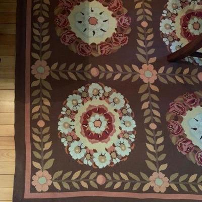 43. Abusson Needle Point Rug, 14'5