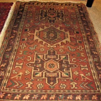 2.3x3.3 Persian wool Karajeh rug