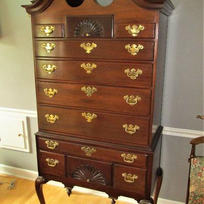 Council Craftsman highboy dresser