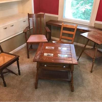 Vintage Tables & Chairs