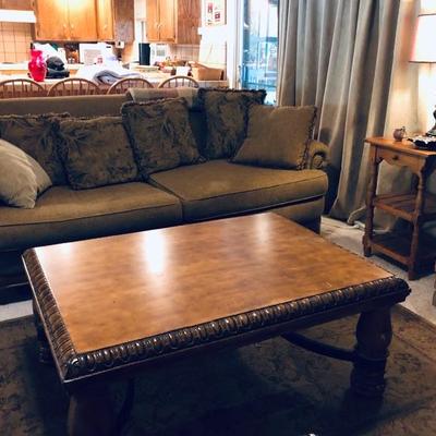 Couches and coffee table 
