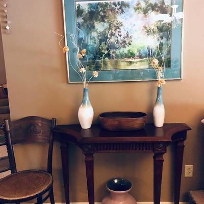Antiques chair & table 