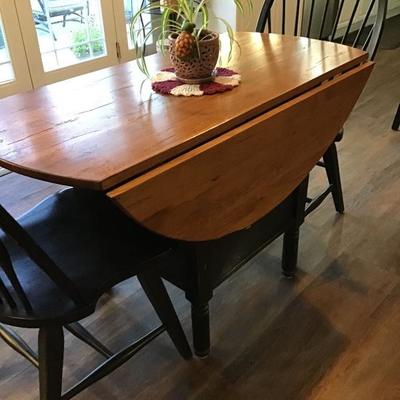 2 seater drop down dining table by heritage attic 