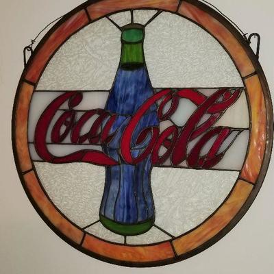 Coca Cola Stain Hanging Glass