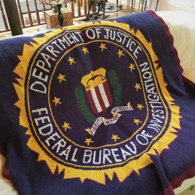 FBI Throw Blanket
