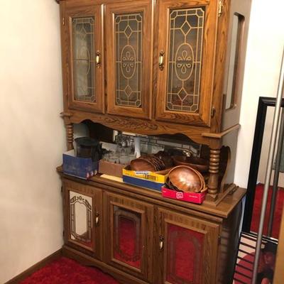 Awesome tall china hutch