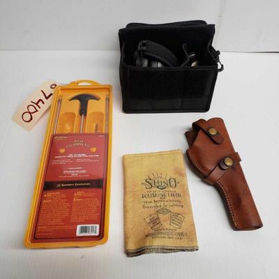 7400: Rifle Cleaning Kit, Polishing Cloth, Holster, and Range Ear Protection
Rifle Cleaning Kit, Polishing Cloth, Holster, and Range Ear...