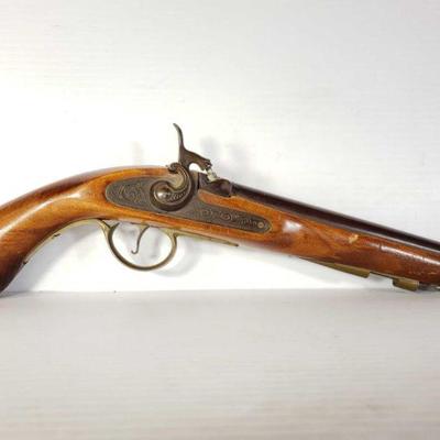 500: Jukar Black Powder Pistol, No FFL Required
Serial Number: 0005622 Barrel Length: 8"